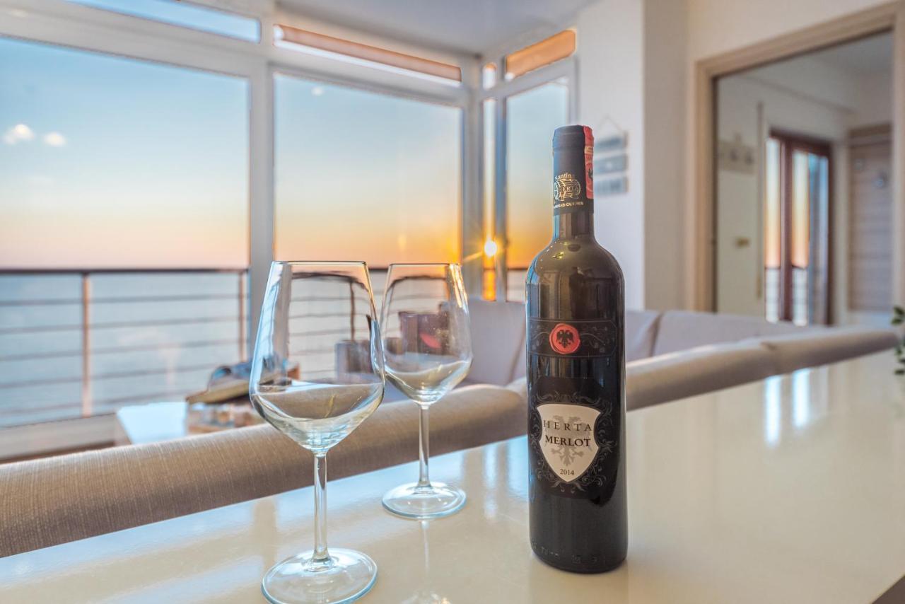Blue Heaven -Full Sea View Brand New Apartment Драч Екстериор снимка